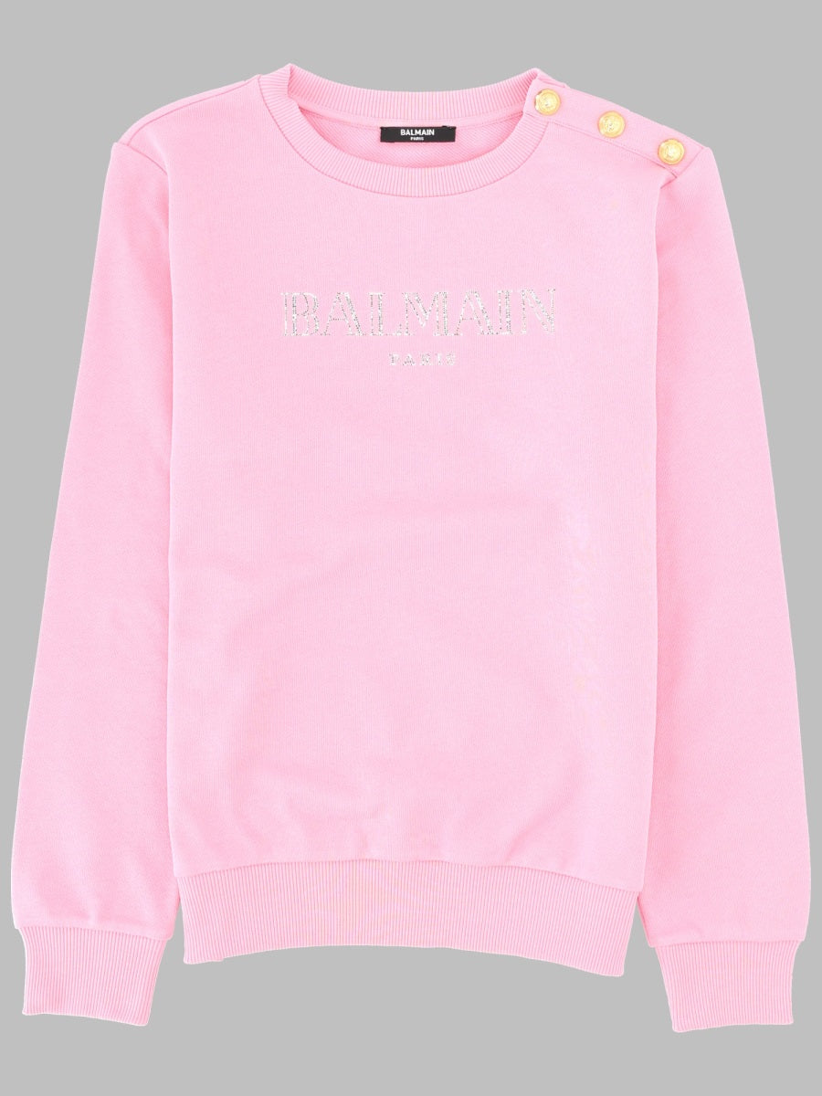 Sweatshirt Cotton Pink Jacket