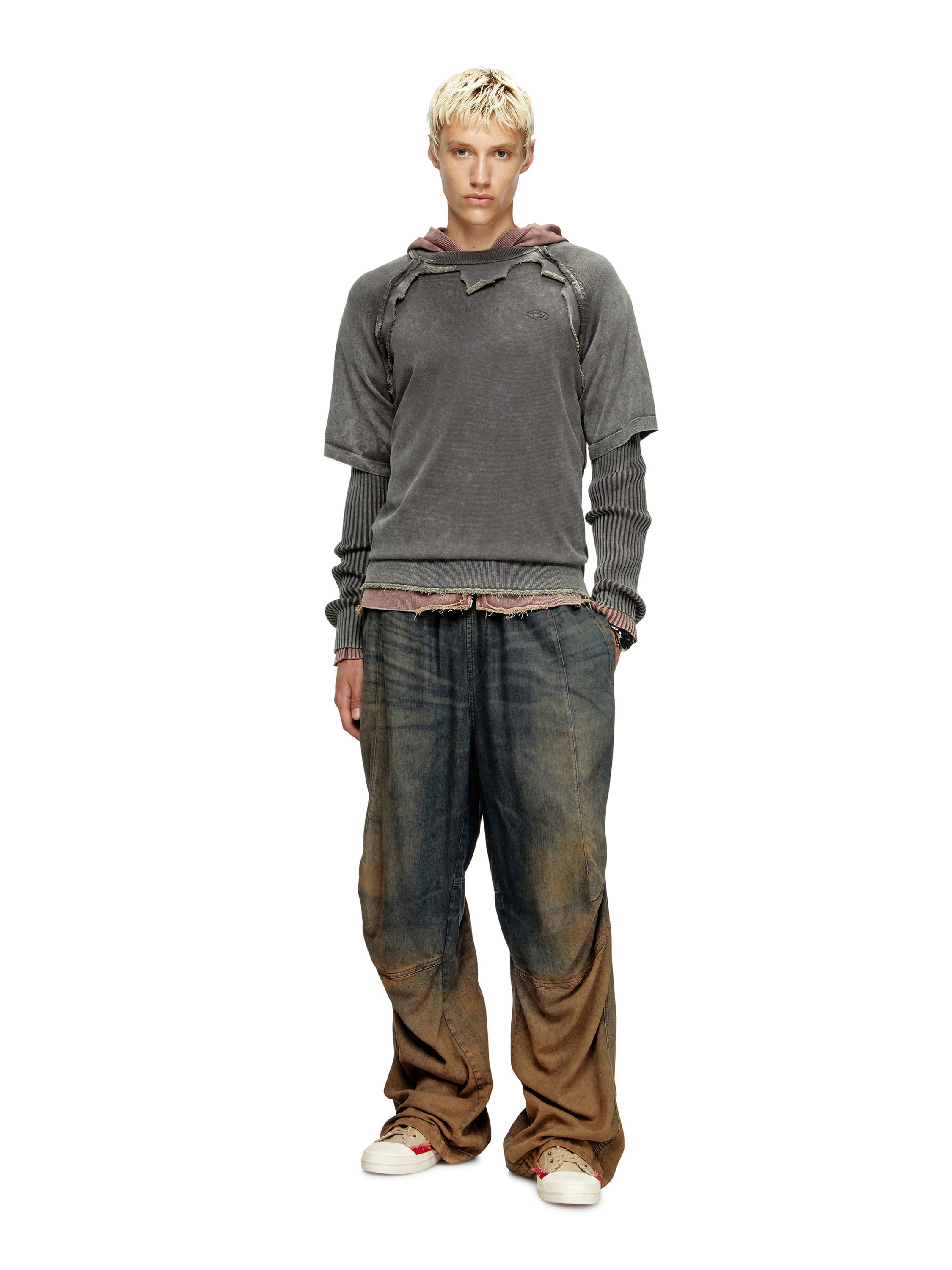 Diesel Sweaters Grey Cotone