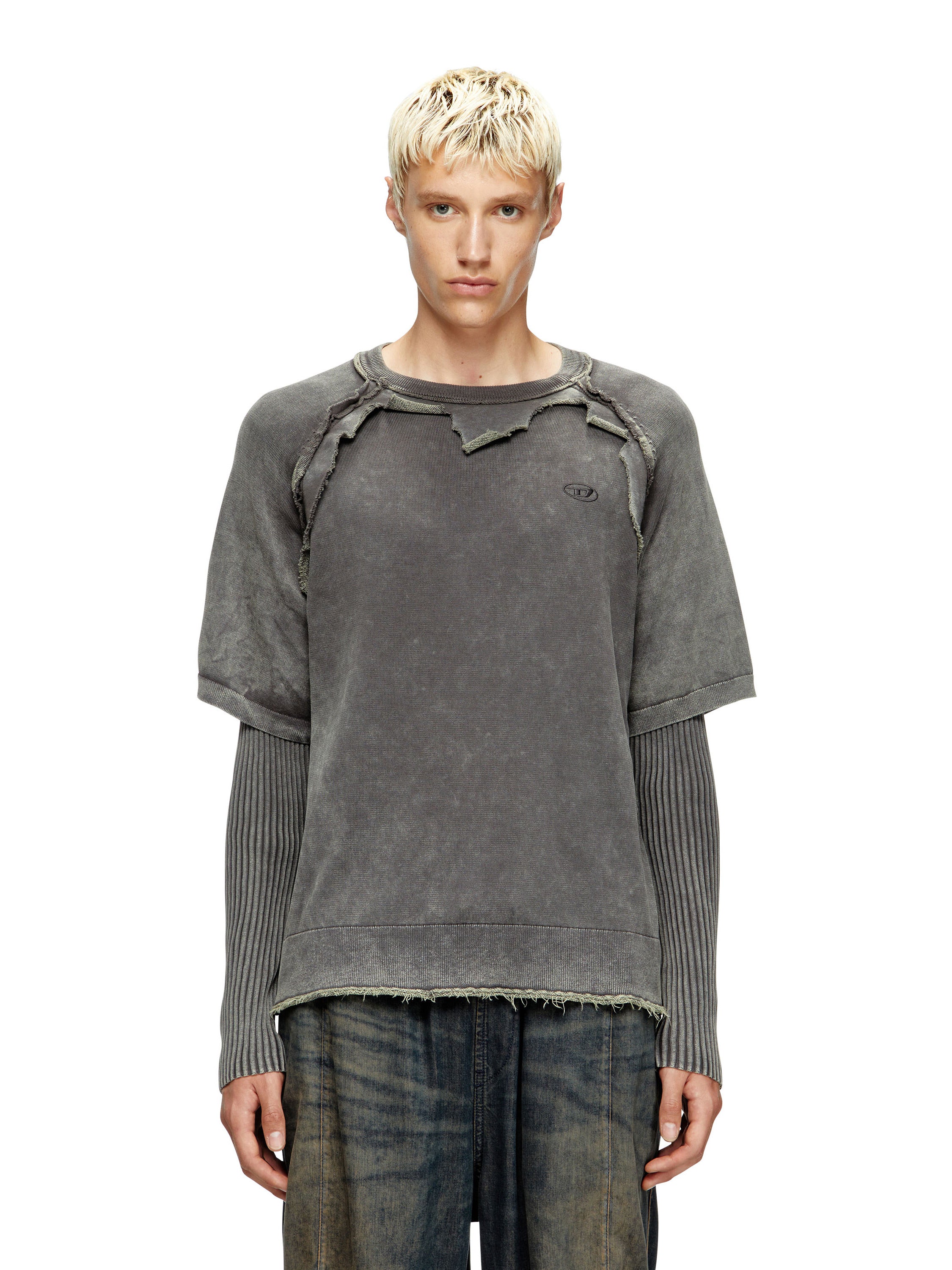 Diesel Sweaters Grey Cotone
