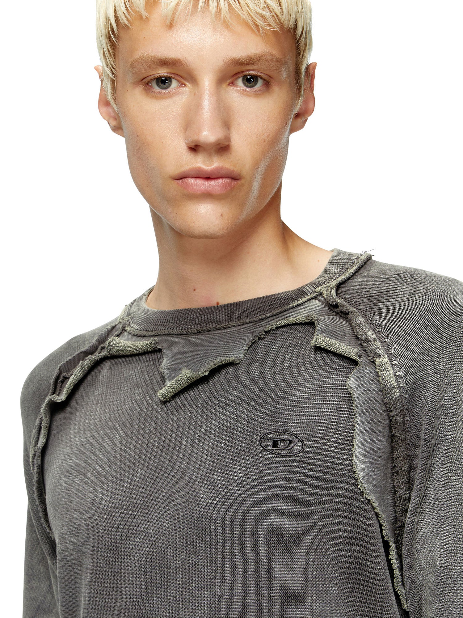 Diesel Sweaters Grey Cotone