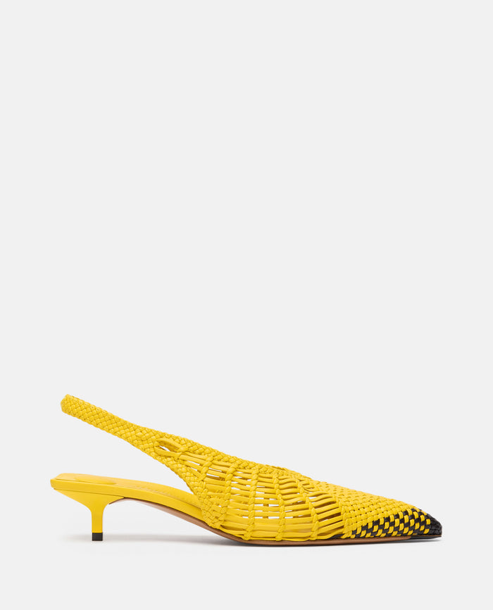 JACQUEMUS With Heel Yellow Calfskin