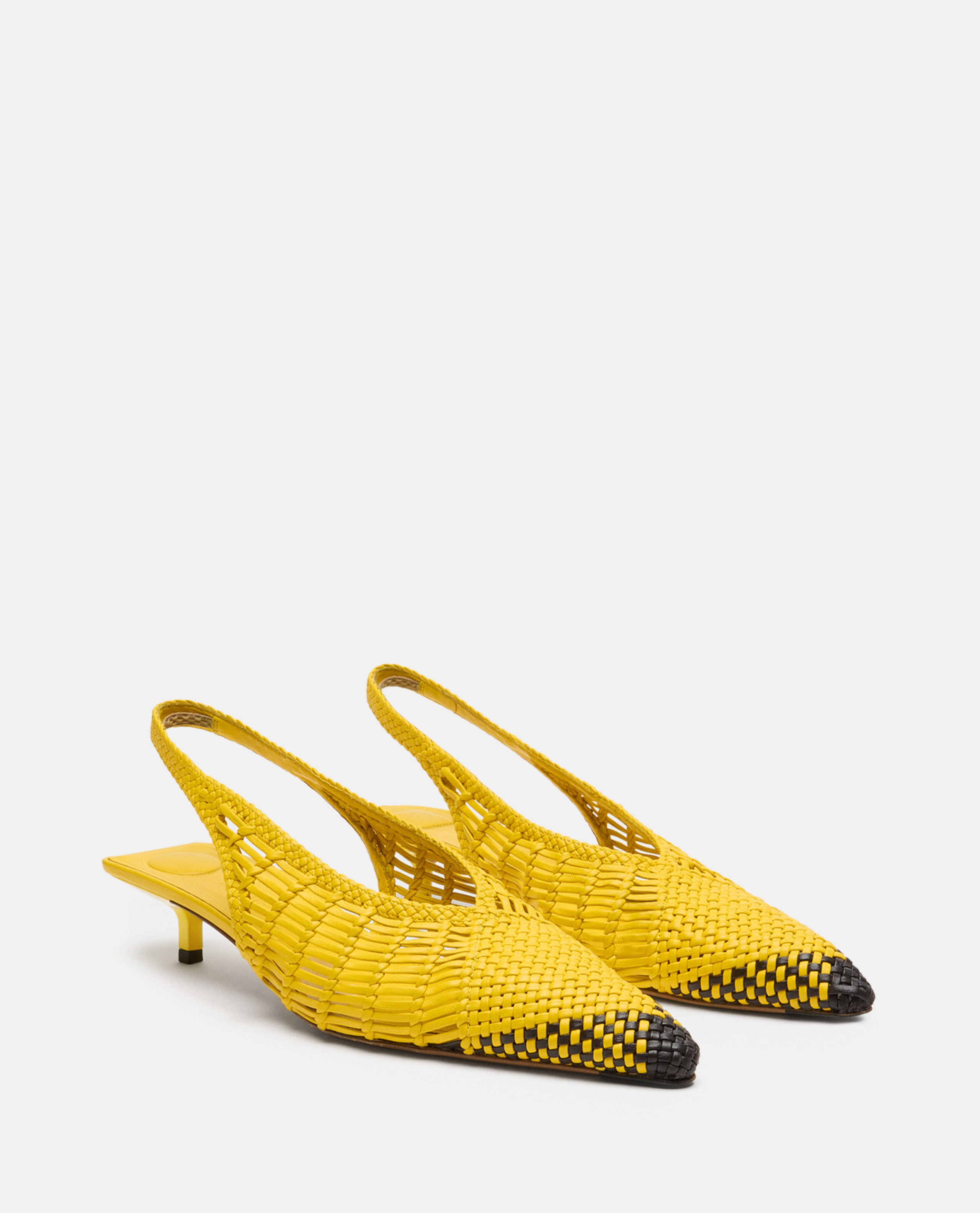 JACQUEMUS With Heel Yellow Calfskin