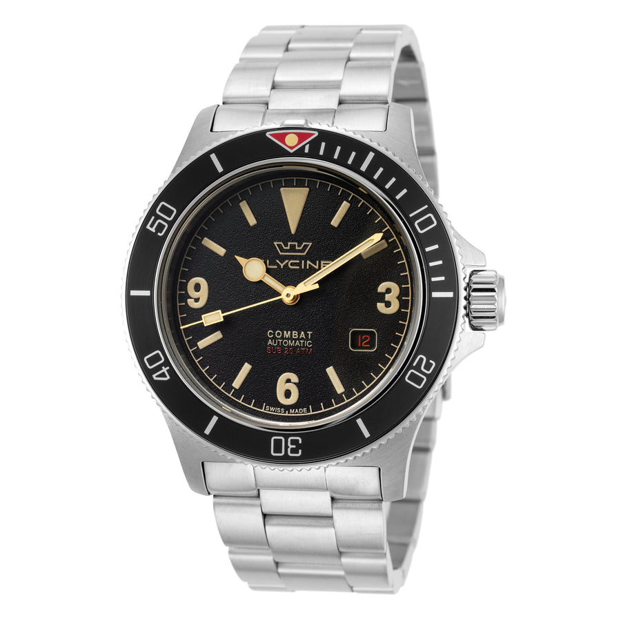 Preloved - Glycine Mens Combat Sub Vintage 42mm Automatic Watch Gl0261 One Color Watches