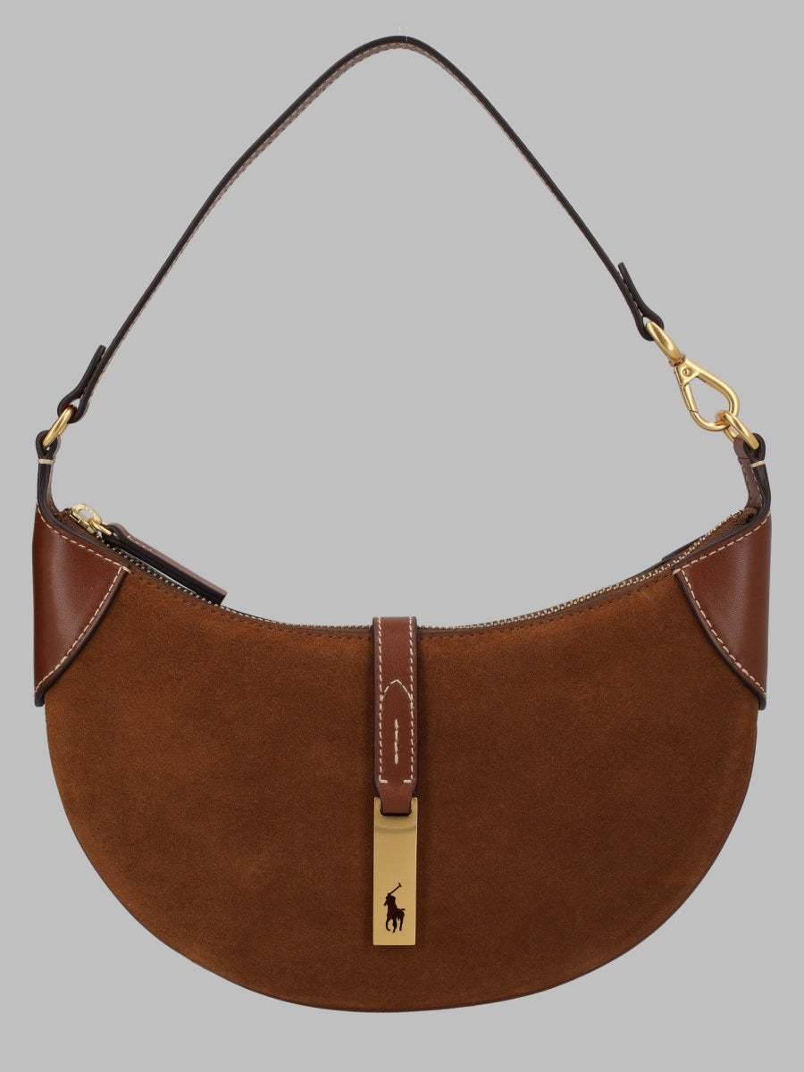 Shoulder Bag Leather Brown
