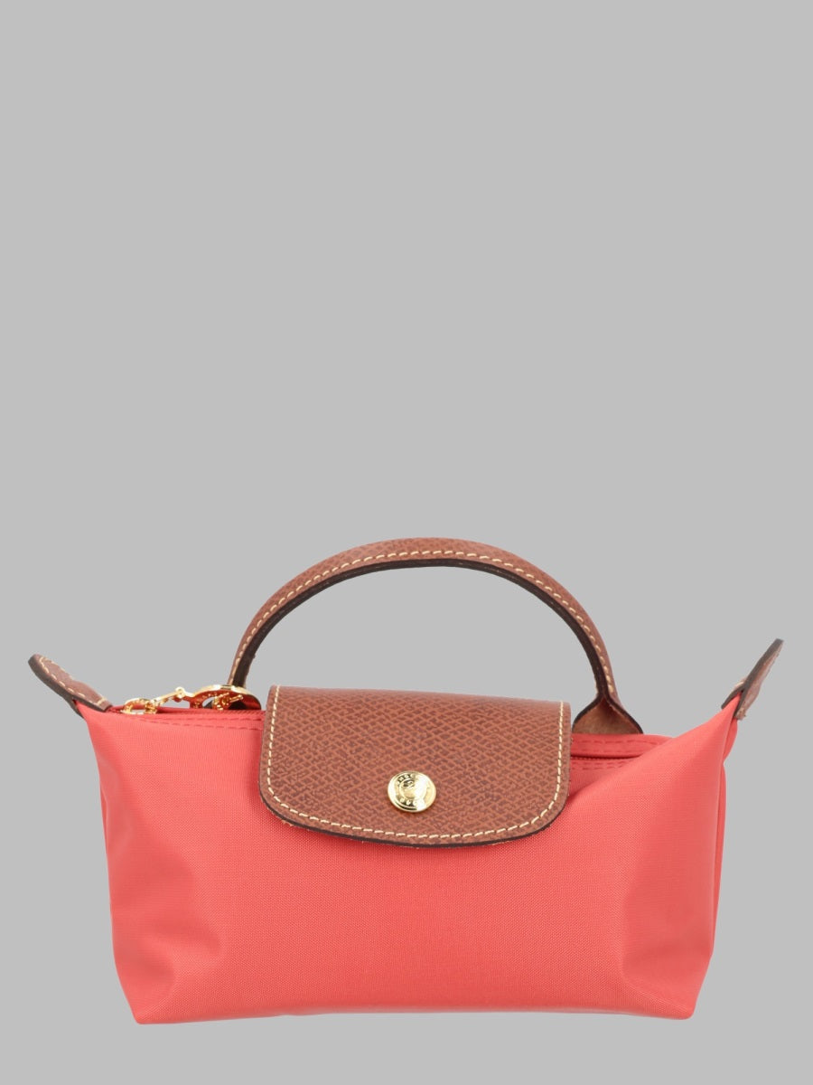 Pouch Le Pliage Original Pink Polyamide Handbags