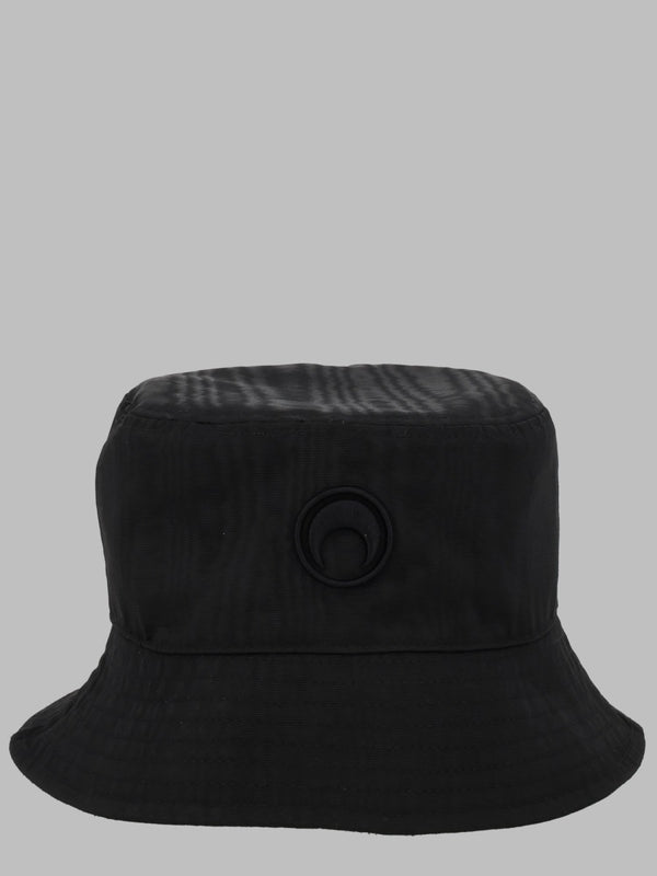 Bucket Hat Moiré Black Polyester