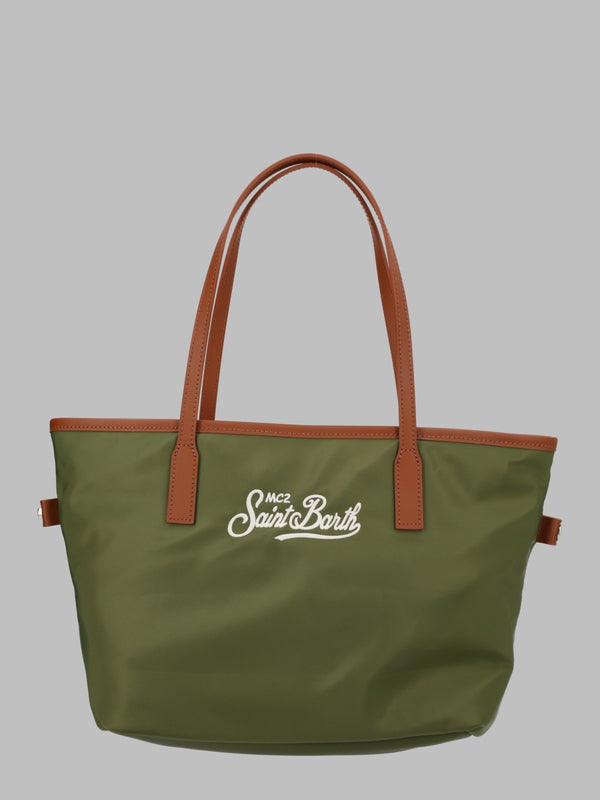 Shoulder Bag City Medium Nylon Green Polyamide