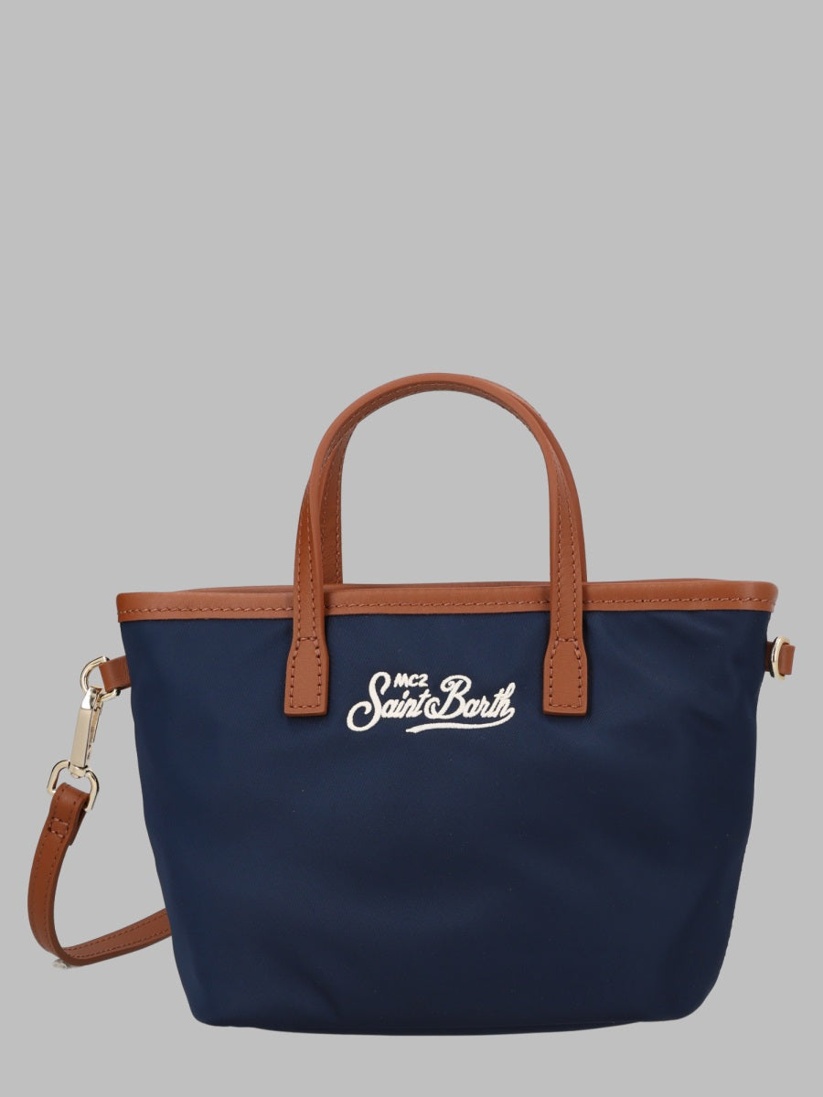 Handbag City Nylon Blue Polyester Handbags