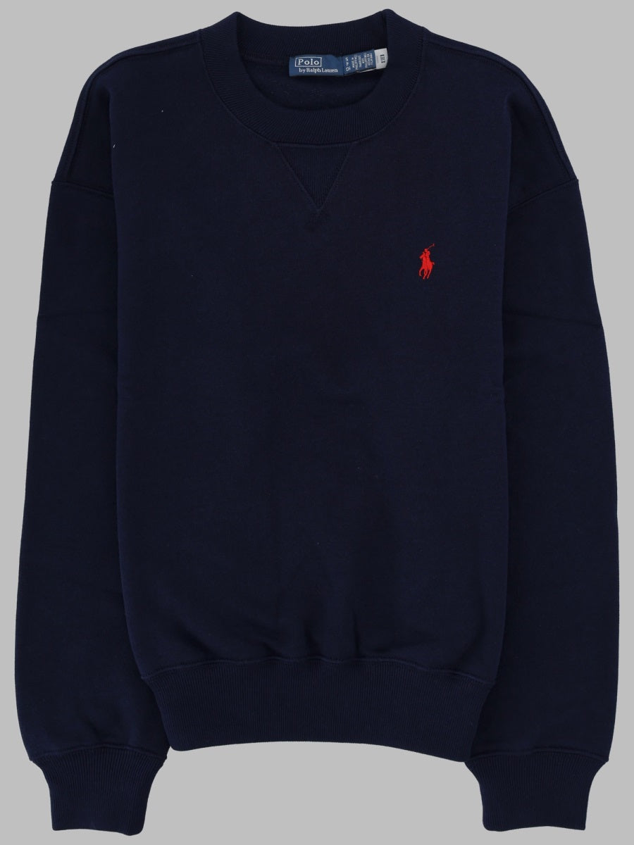 Sweatshirt With Logo Blue Sweatshirts