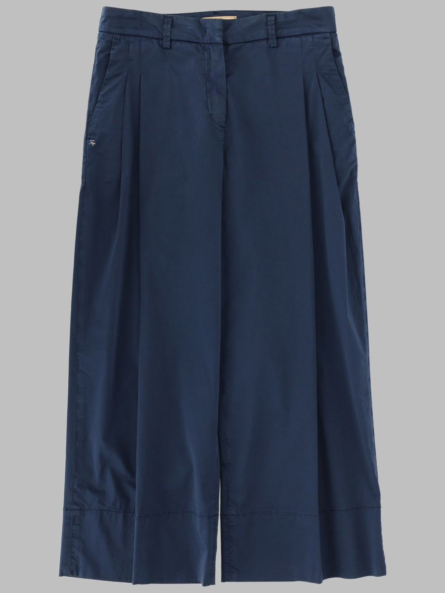Trousers Cotton Blue