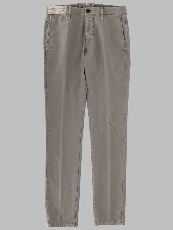 Jeans With Patch Logo, Grey Cotton Trousers