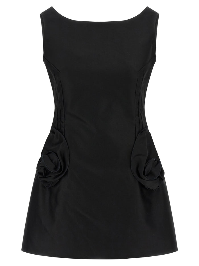 04 dress Black Cotton