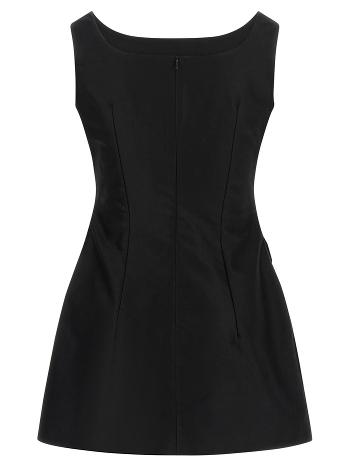 04 dress Black Cotton