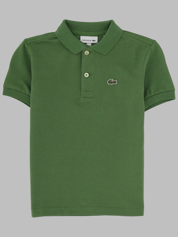 Polo Shirt Green Cotton