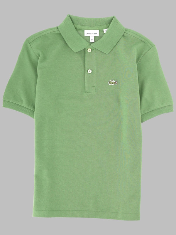 Polo Shirt Petit Piqué Green Cotton