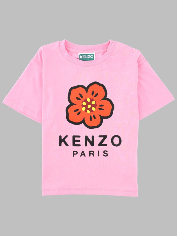 T-Shirt Boke Flower Pink Cotton T-shirts And Polos