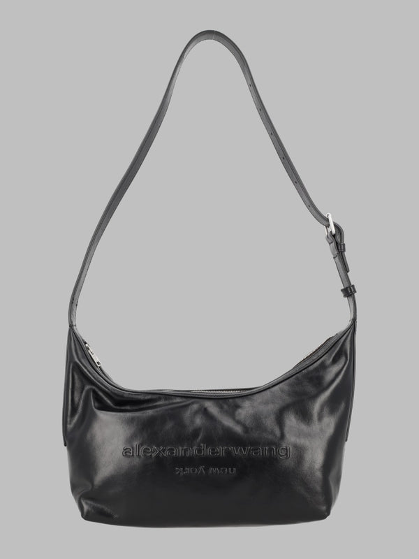 Shoulder Bag Hobo Black Leather