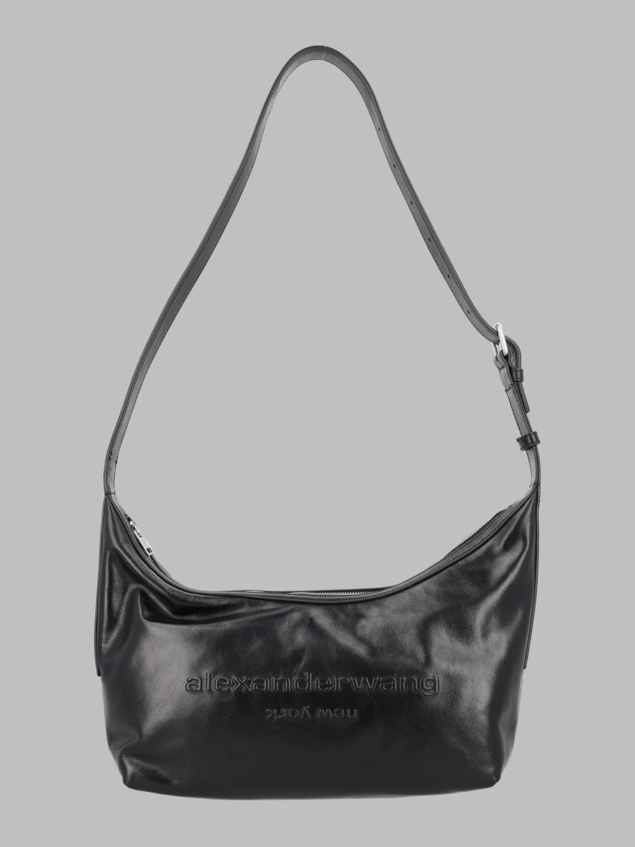 Shoulder Bag Hobo Black Leather