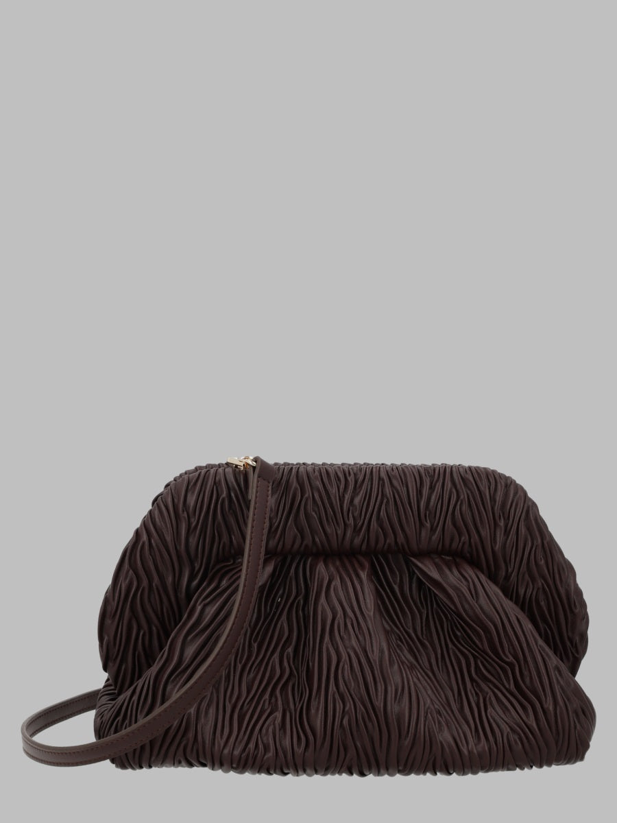 Clutch Bag Bios Medium Brown Cotton