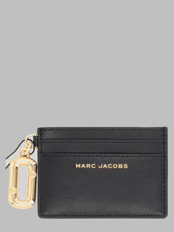 Card Holder Scene Black Leather Wallets & Purses