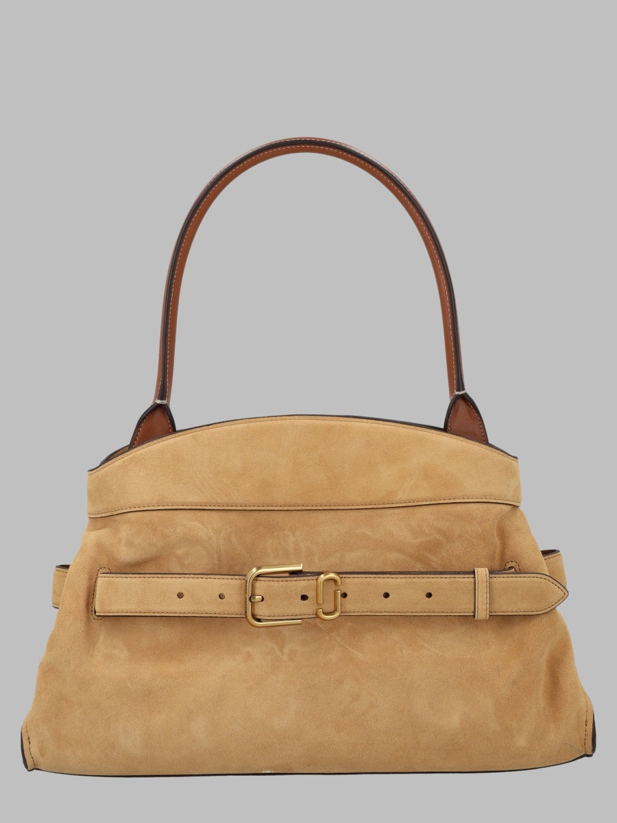 Shoulder Bag The Suede Dakota Beige Cow Leather