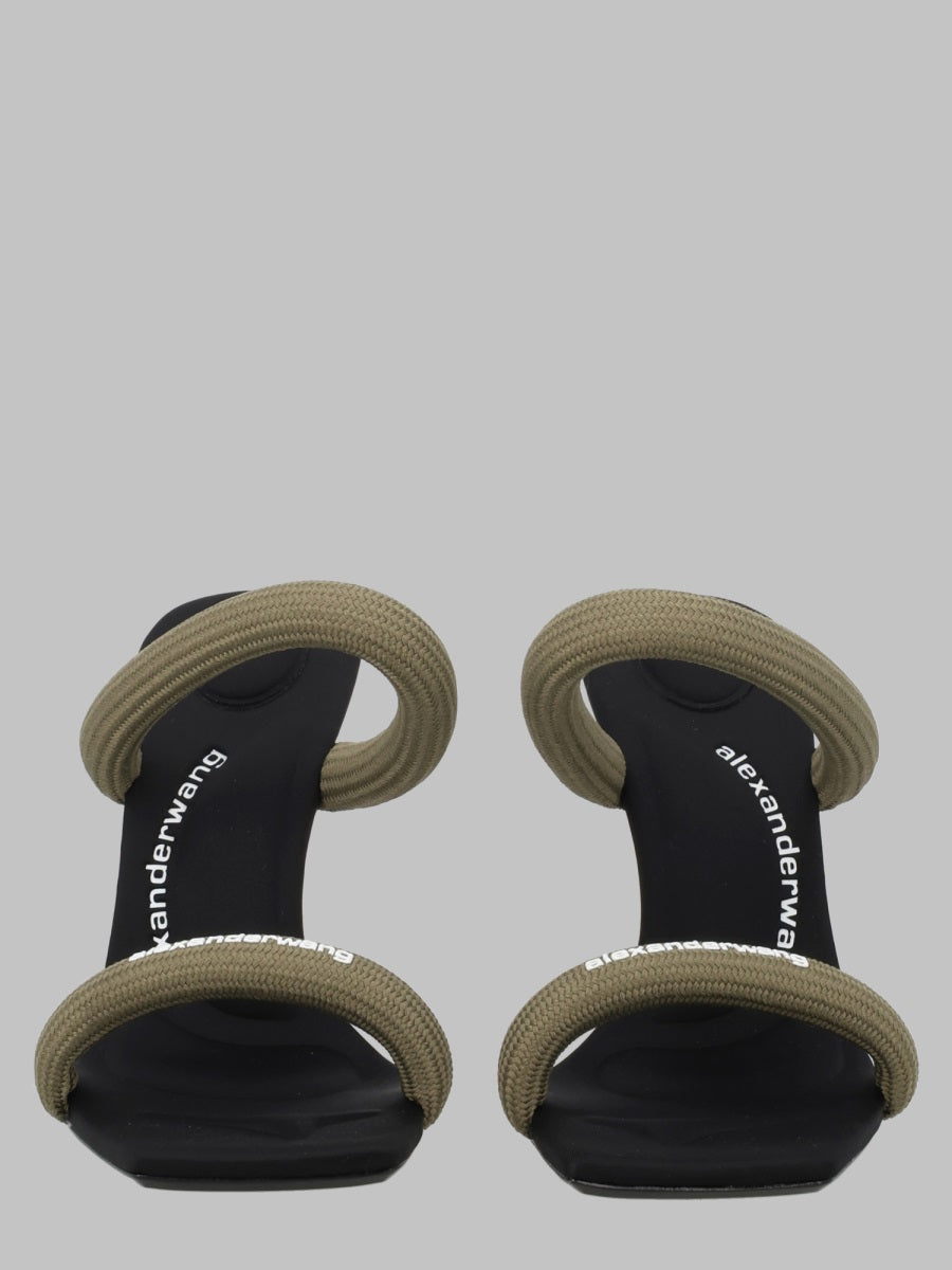 Sandal Julie Green Nylon