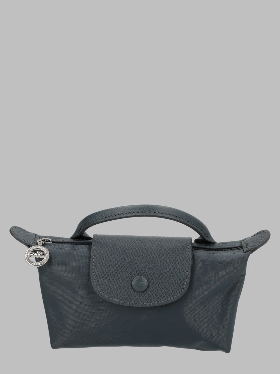Pouch Le Pliage Original Grey Polyamide Handbags