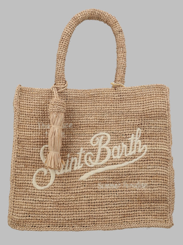 Handbag Colette Raffia Beige Handbags