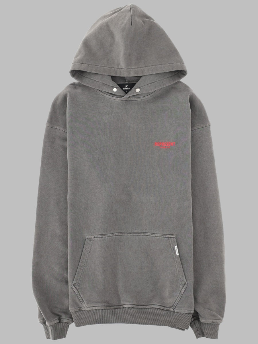 Track Sweatshirt Grey Cotton Sweatshirts