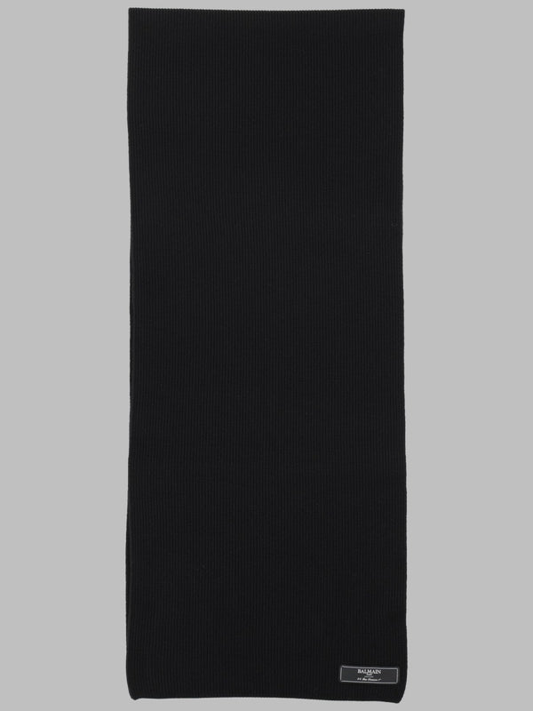 Scarf Merino Wool Black