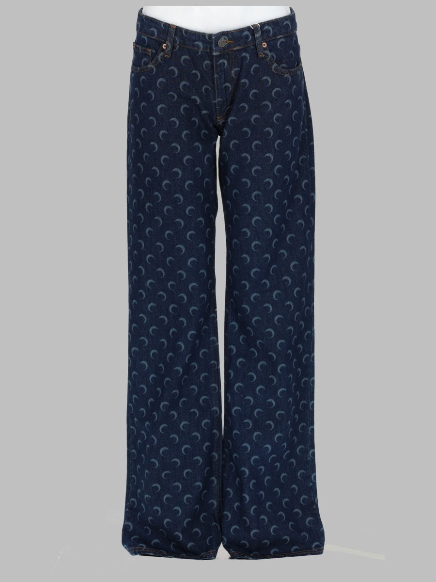 Jeans Moon Blue Cotton