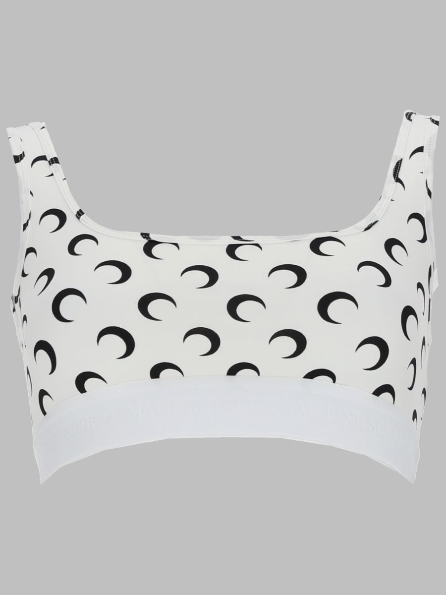 Bra Top Moon White Polyamide Tops