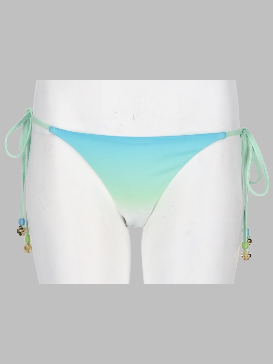 Swim Briefs Gradient Azure Polyester Shorts