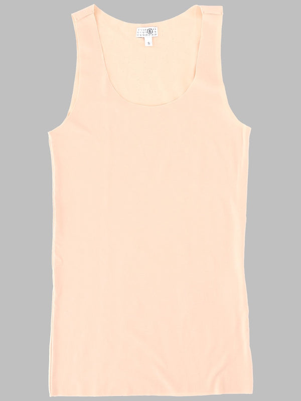Tank Top Elasticated Nude Cotton Elastane Underwear