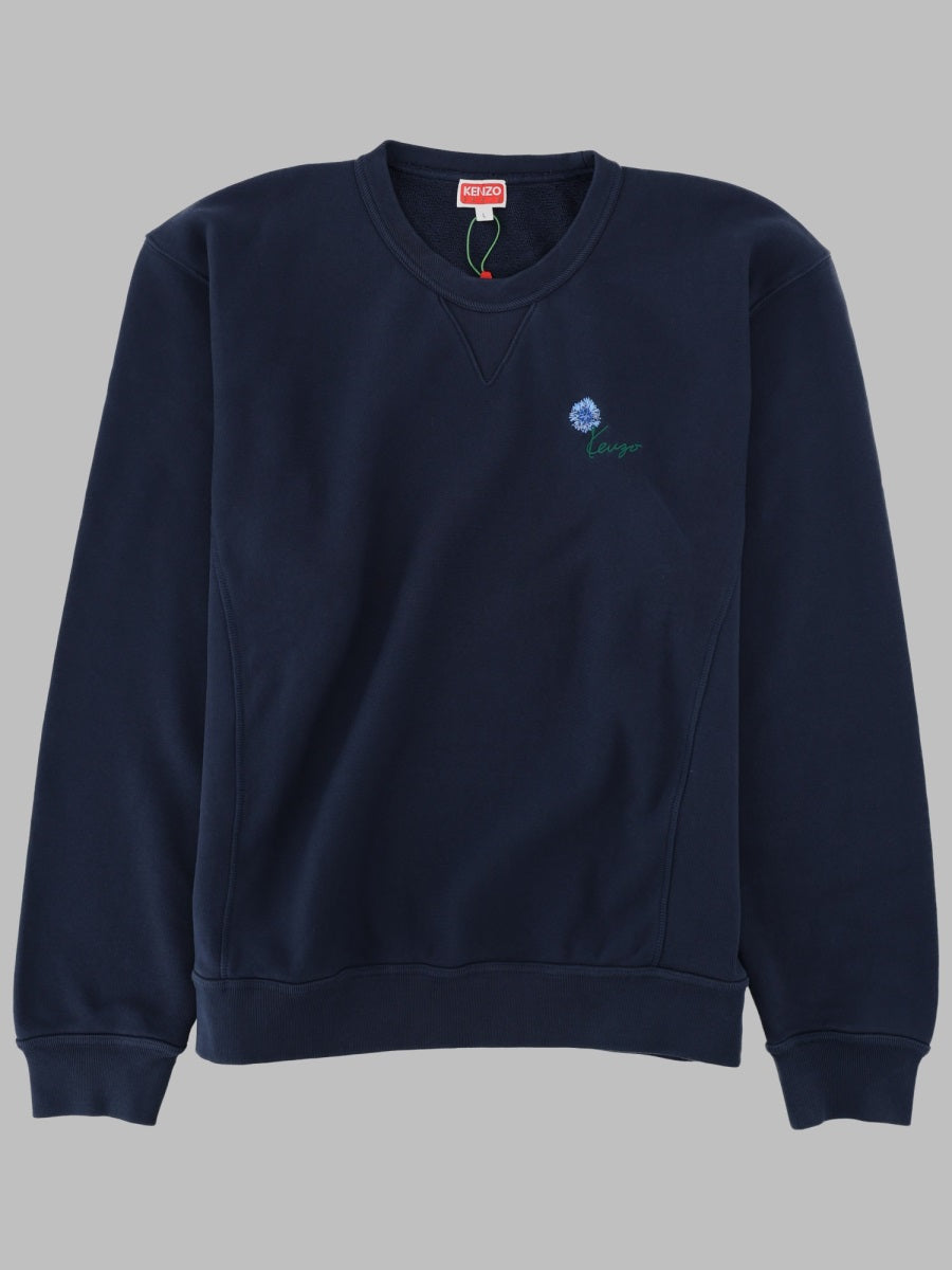 Sweatshirt Tulip Blue Cotton Sweatshirts