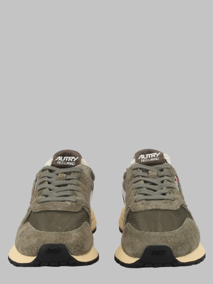 Sneakers Reelwind Low Green Nylon Trainers