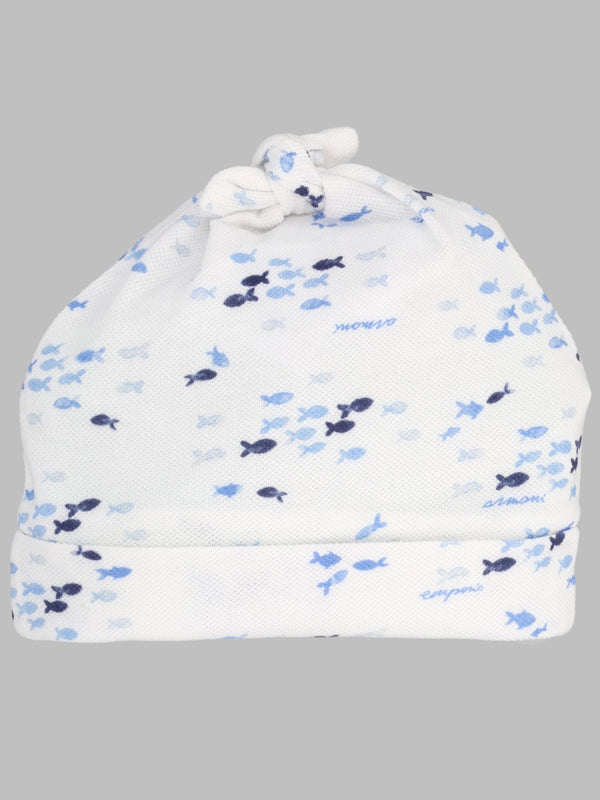 Beanie Fish Multicolour Cotton Hat