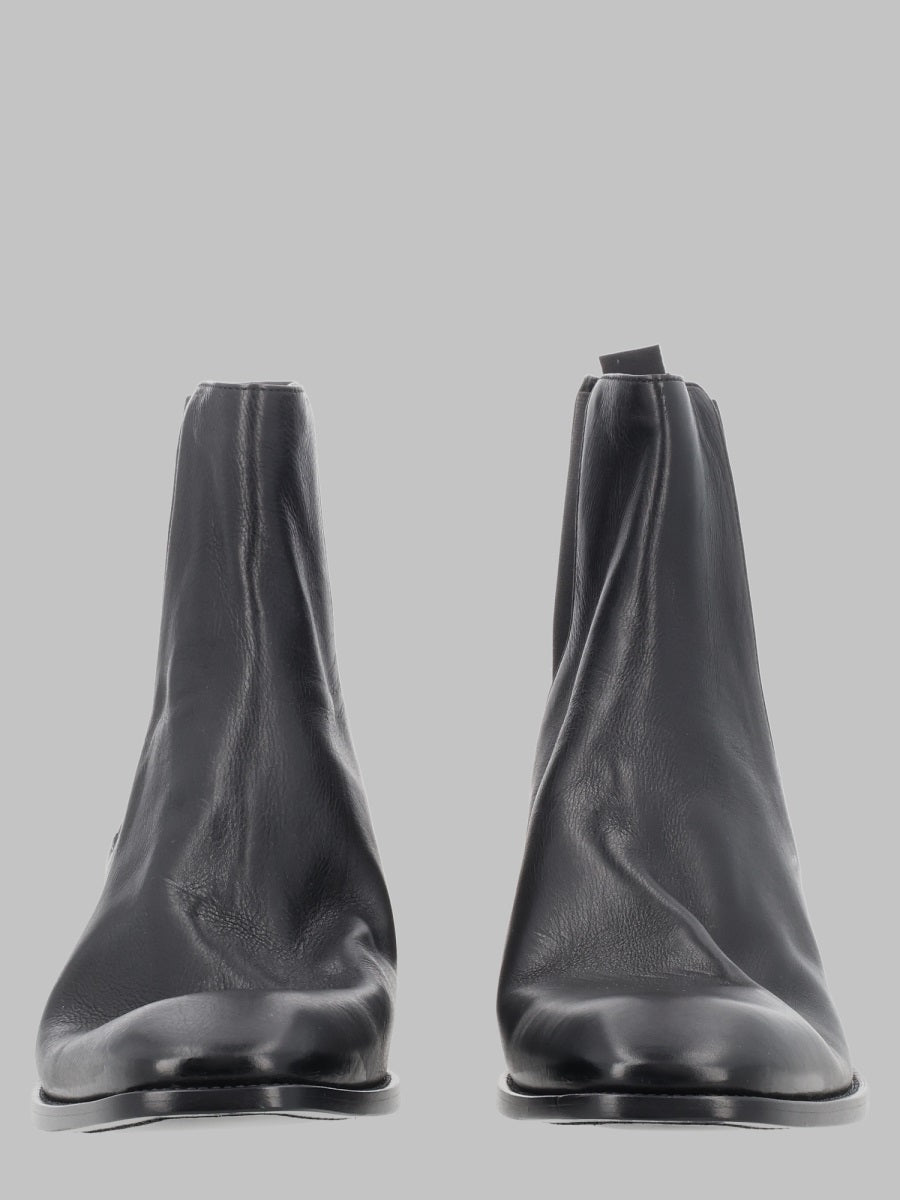 Boots Chelsea Stanton Black Calfskin Calf Skin