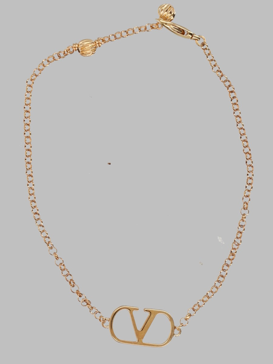 Bracelet Vlogo Signature Gold-Tone Brass Bracelets