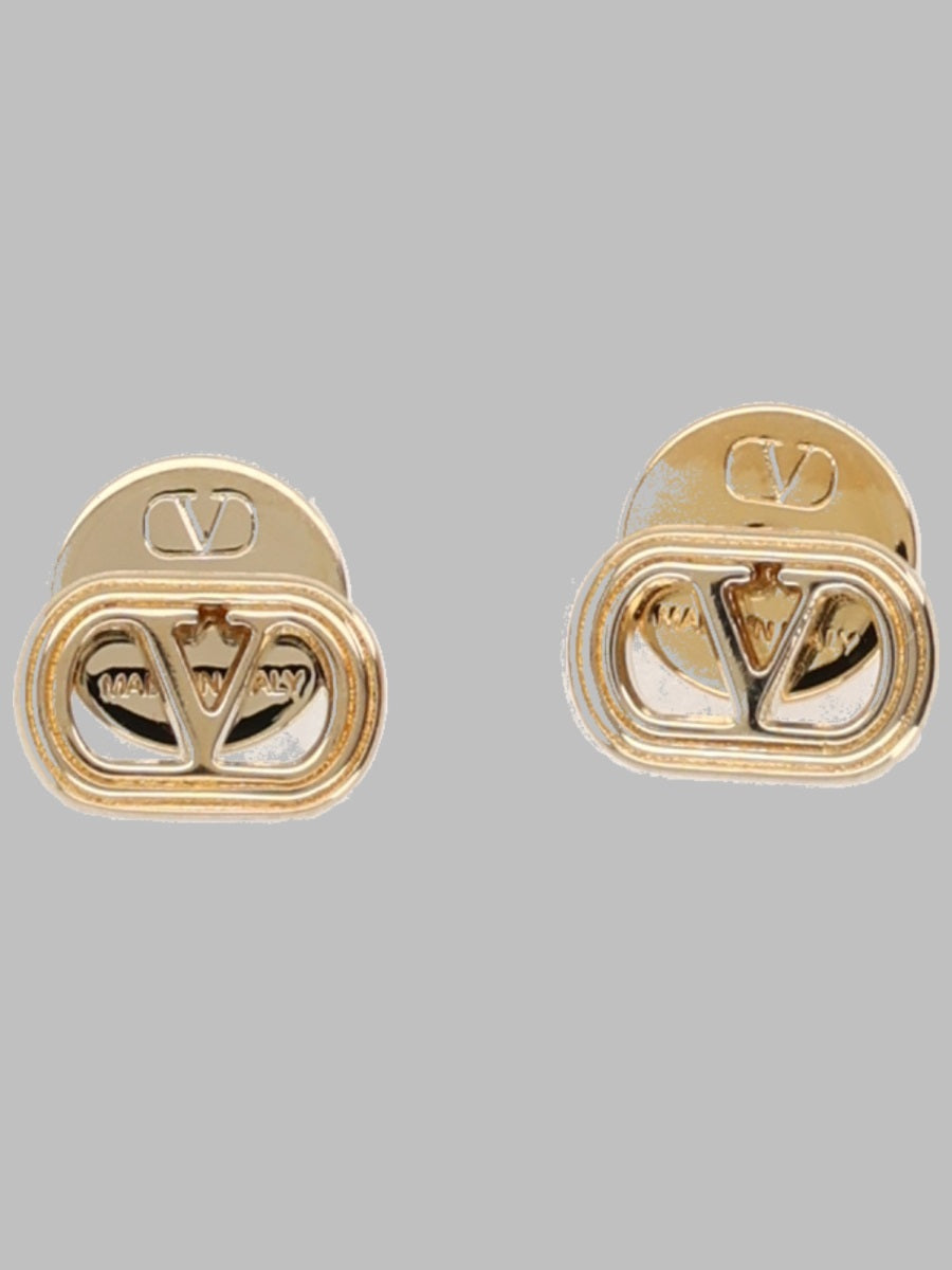 Earrings Ovalette Gold Brass
