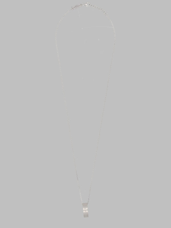 Necklace With Ring Pendant Silver Brass Necklaces