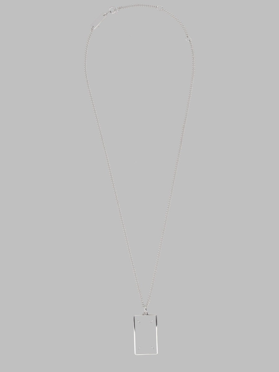Necklace Four Stitches Silver Brass Necklaces