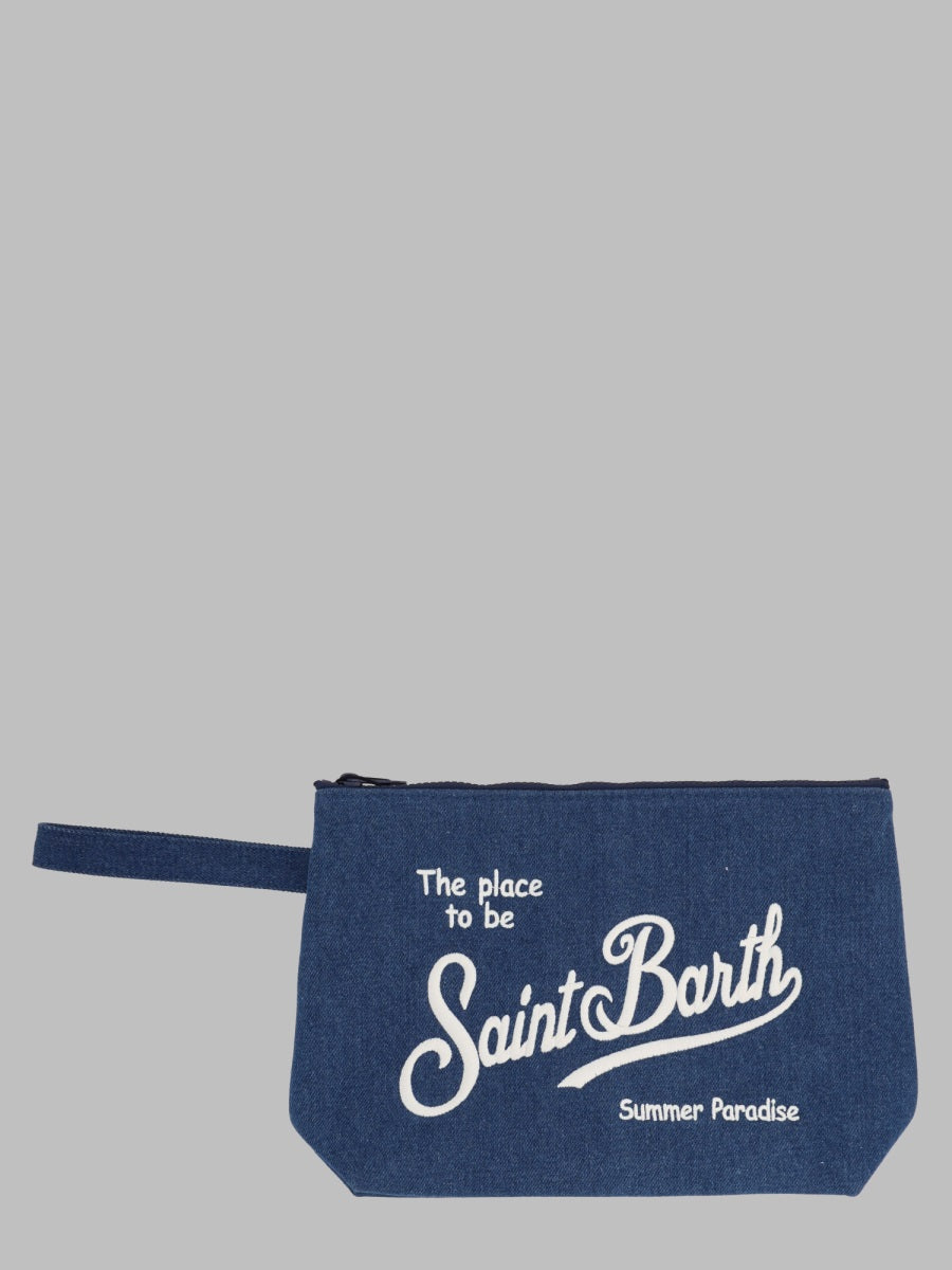 Clutch Aline Denim Cotton Bags