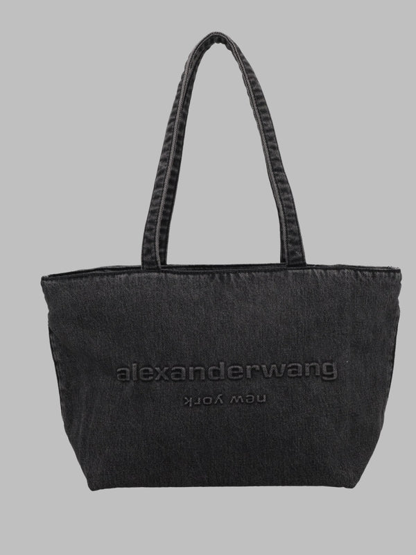 Tote Bag Denim Blue Cotton Handbags