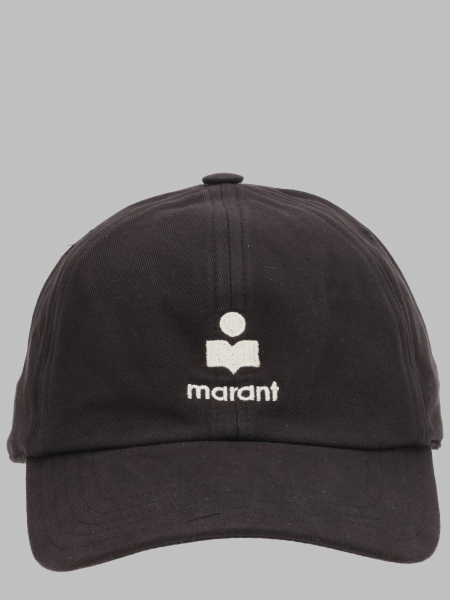 Baseball Cap Tomas Black Cotton Hat