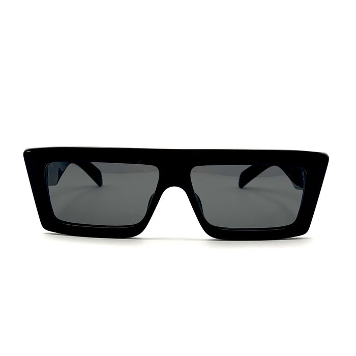 CL40214U 01a Nero Celluloid Occhiali Sole