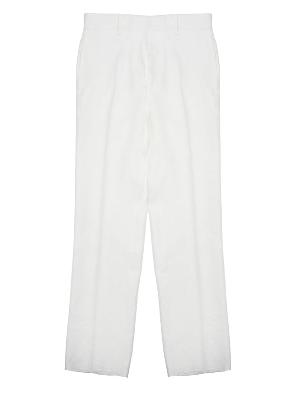 Trousers Linen White