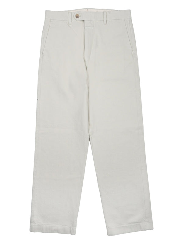 Jeans Fairport White Cotton