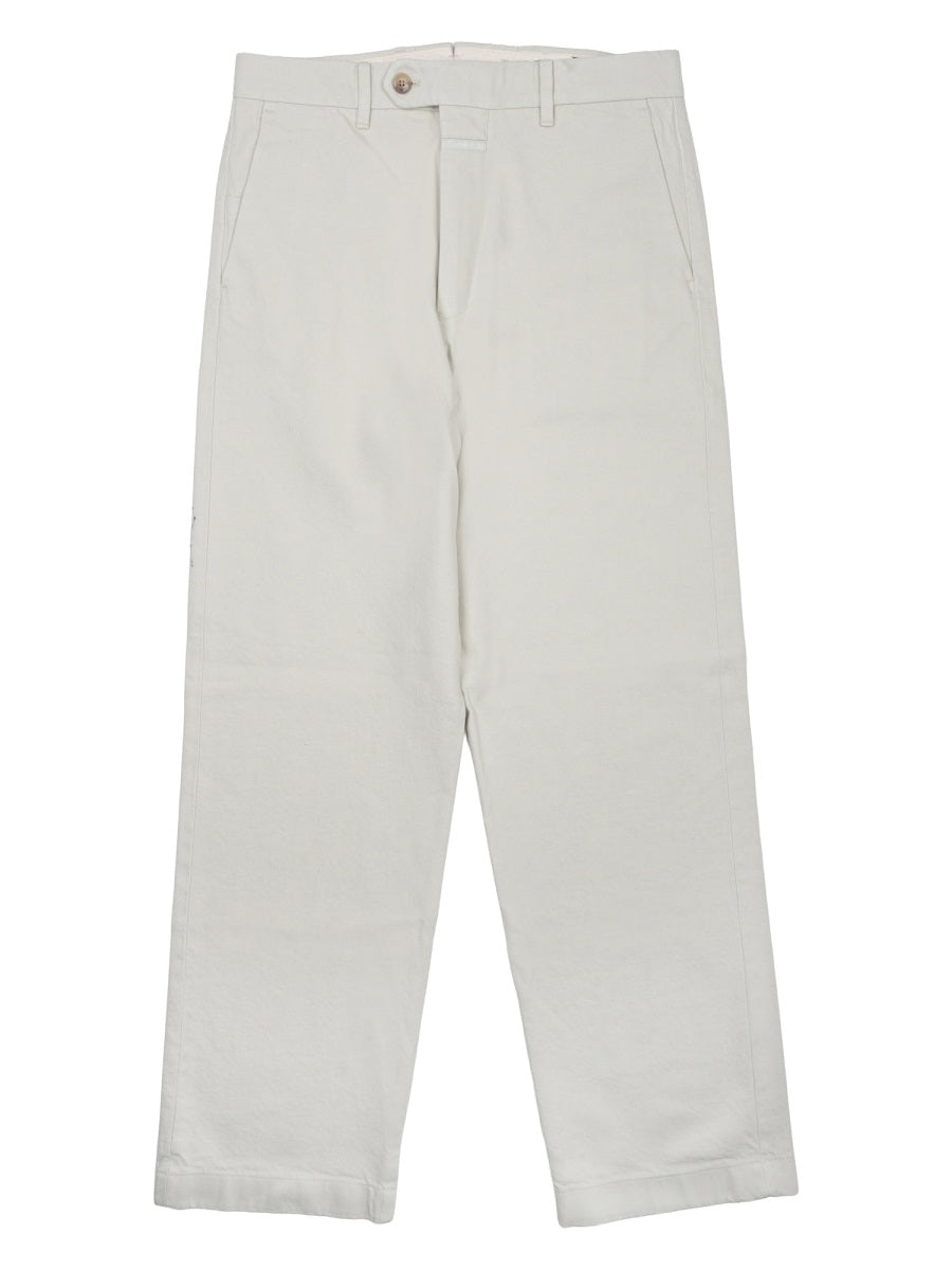 Jeans Fairport White Cotton