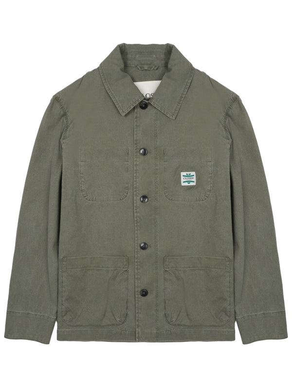 Jacket Worker Green Cotton